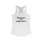 Westport Is My Happy Place Women's Ideal Racerback Tank Top