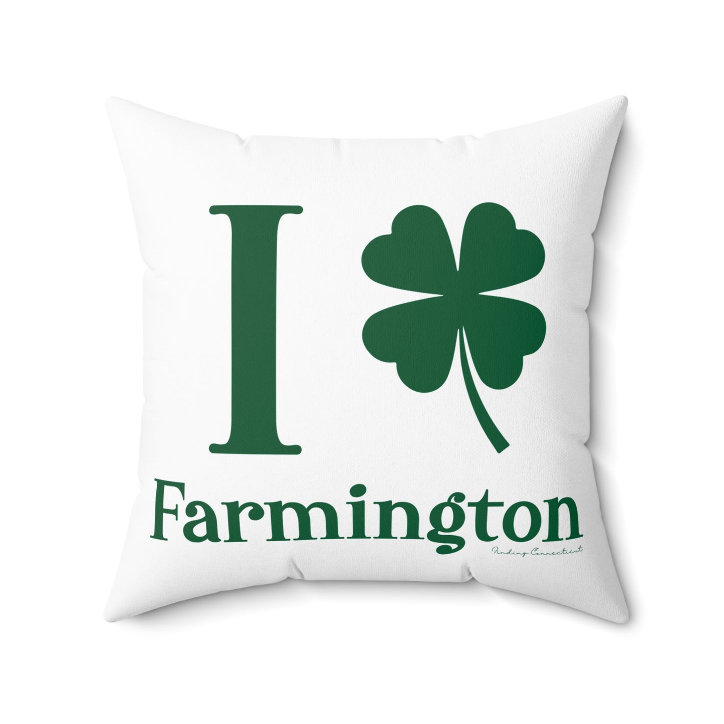 I Clover Farmington Spun Polyester Square Pillow
