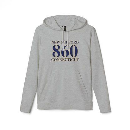 New Milford 860 Connecticut adidas Unisex Fleece Hoodie