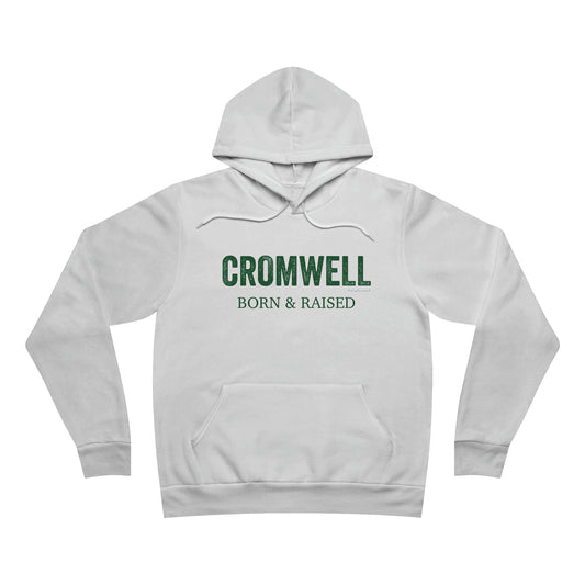 Cromwell Born & Raised Unisex Sponge Fleece Pullover Hoodie (green)