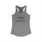 Norfolk is My Happy Place Women's Ideal Racerback Tank Top