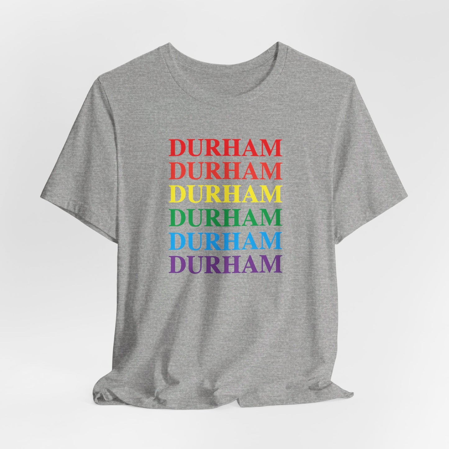 Durham Pride Unisex Jersey Short Sleeve Tee