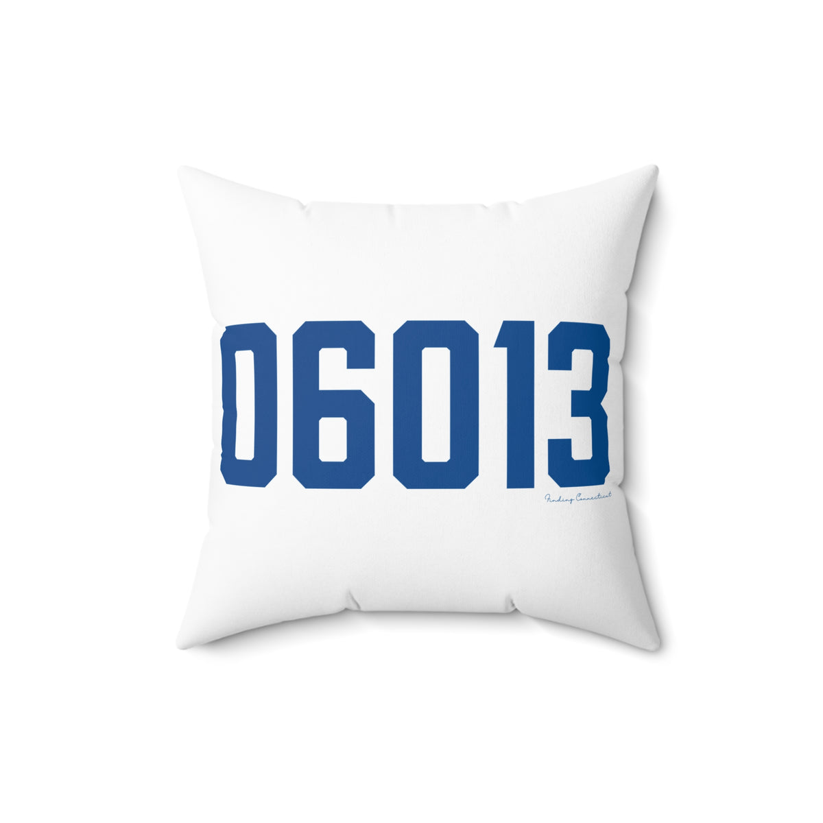 06013 Burlington Connecticut Zip Code Polyester Square Pillow
