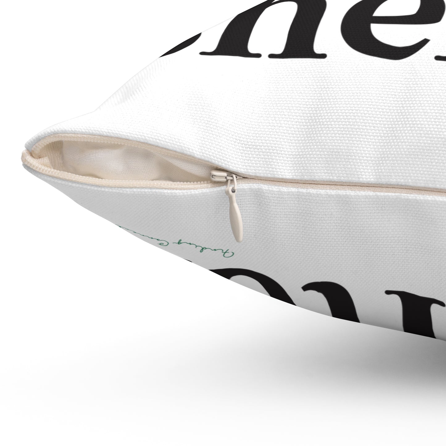 I Clover Shelton Spun Polyester Square Pillow