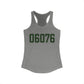 06076 UnionConnecticut Zip Code Women's Ideal Racerback Tank