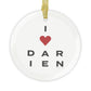 Darien Vision Glass Ornaments