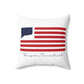 Thompson Connecticut Flag Spun Polyester Square Pillow