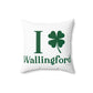 I Clover Wallingford Spun Polyester Square Pillow