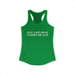 Just a kid from Compo Beach Women's Ideal Racerback Tank Top