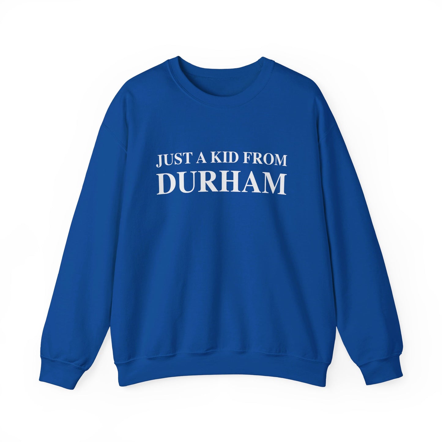 Just a kid from Durham Unisex Heavy Blend™ Crewneck Sweatshirt