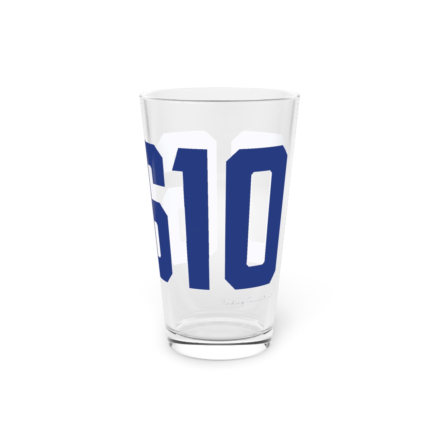 06610  Bridgeport Connecticut Zip Code Pint Glass, 16oz