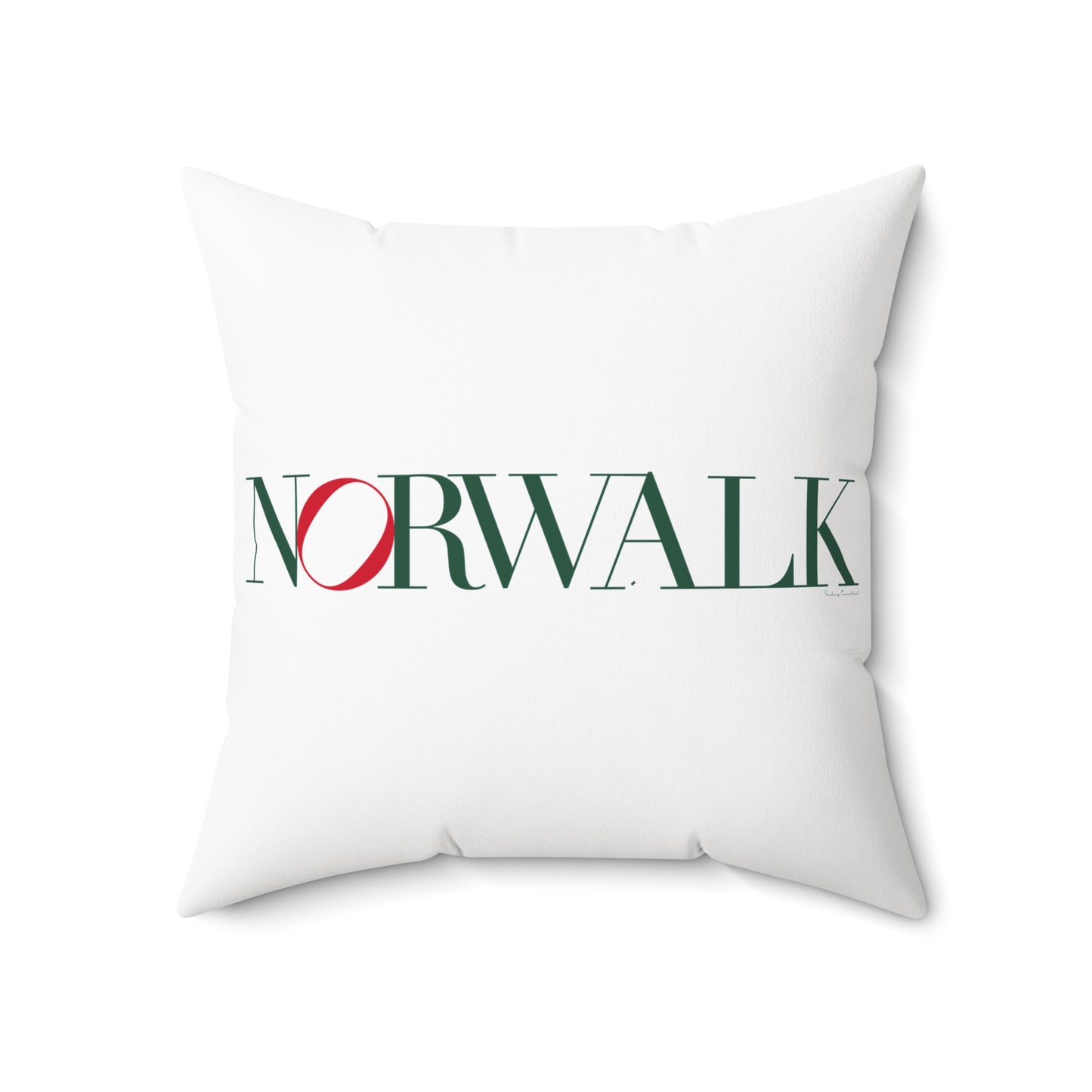 41 Tilt Norwalk Spun Polyester Square Pillow