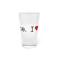 I Heart Silvermine. Pint Glass, 16oz