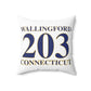 Wallingford 203 Connecticut Polyester Square Pillow