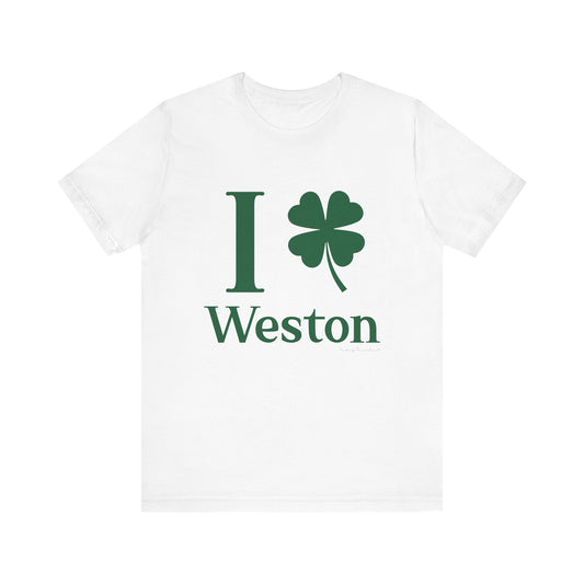 I Clover Weston (green) Unisex Jersey Short Sleeve Tee