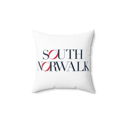 41 Tilt South Norwalk Spun Polyester Square Pillow