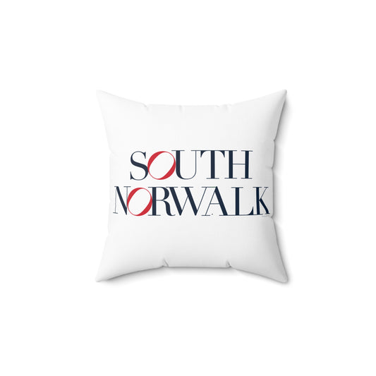 41 Tilt South Norwalk Spun Polyester Square Pillow