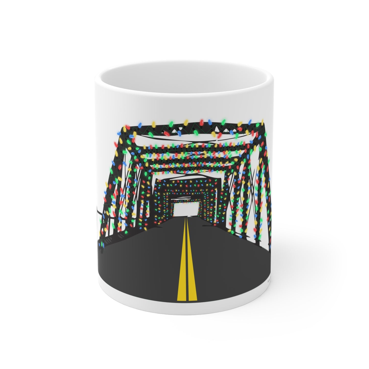 Saugatuck Bridge Lights Mug 11oz