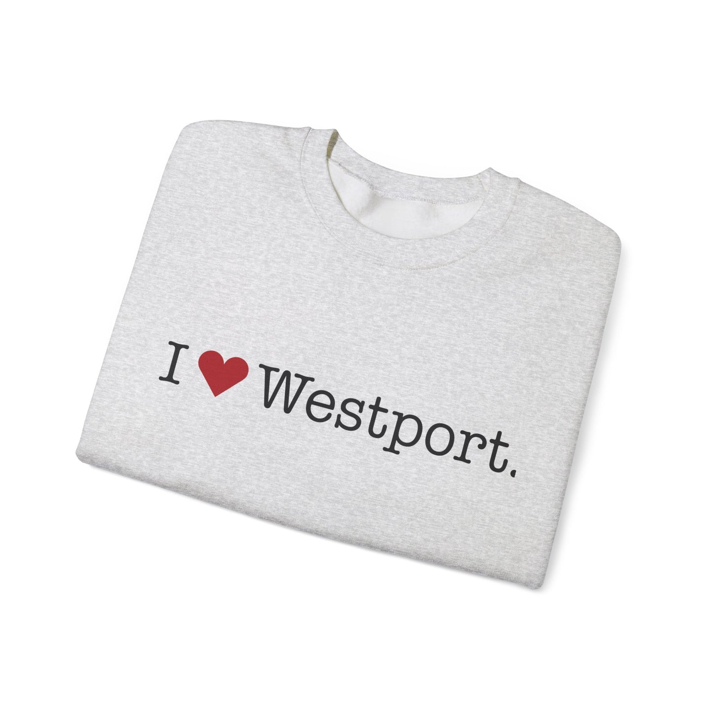 I Heart Westport. Unisex Heavy Blend™ Crewneck Sweatshirt
