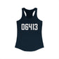 06413 Clinton CT Zip Code Women's Ideal Racerback Tank Top