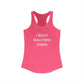 I Really Really Miss Storrs Women's Ideal Racerback Tank Top