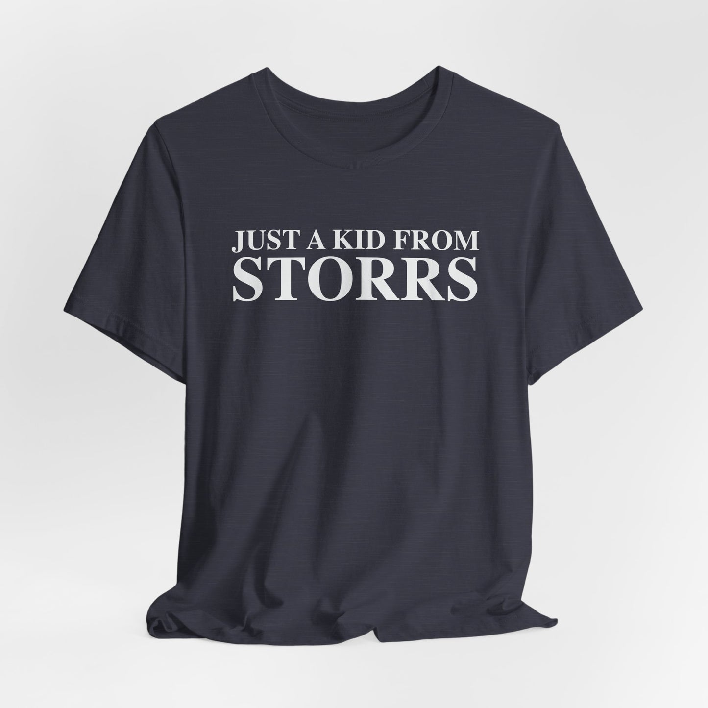 Just a kid from Storrs Unisex Jersey Short Sleeve T-Shirt