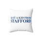 Just a kid from Stafford Spun Polyester Square Pillow
