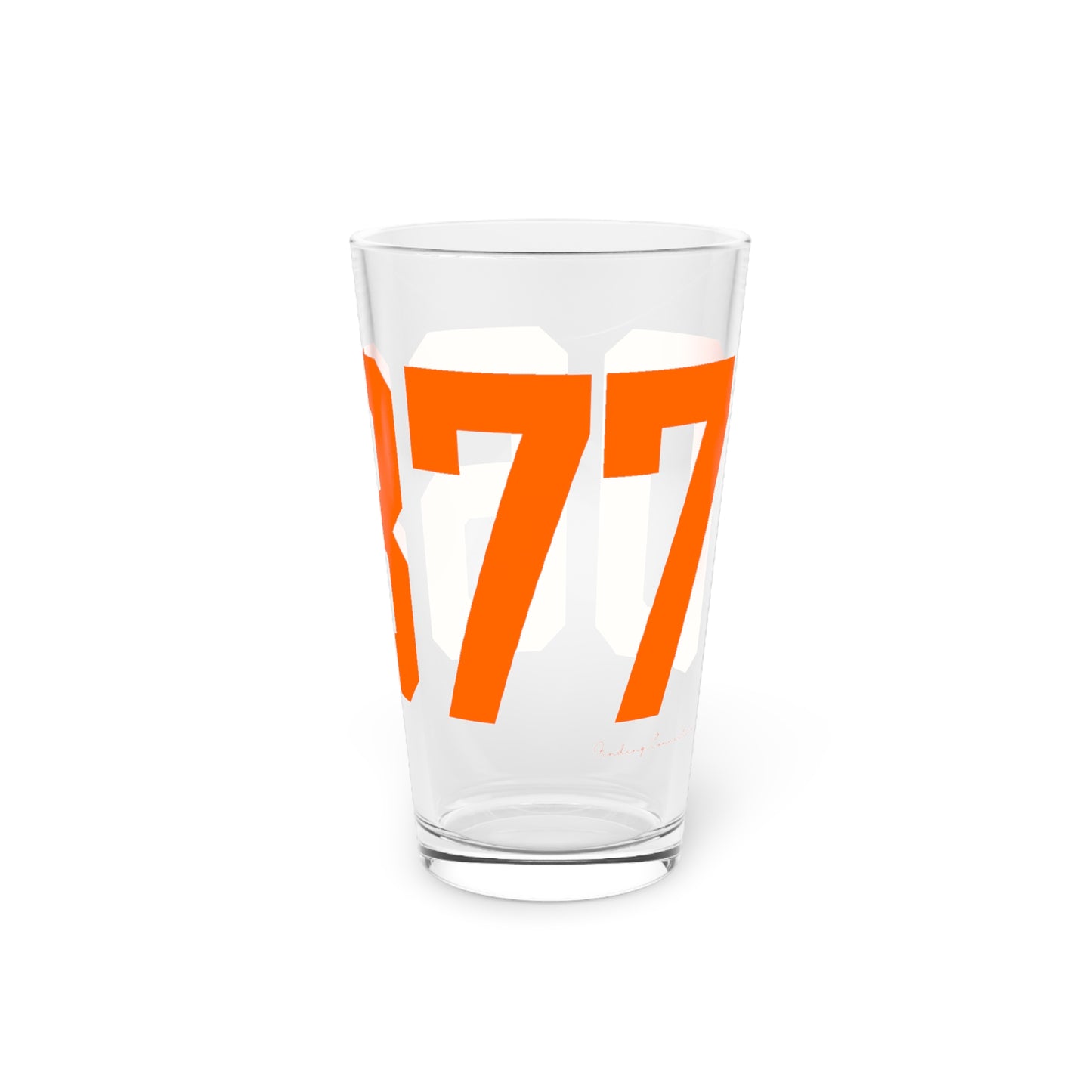06877 Ridgefield Connecticut Zip Code Pint Glass, 16oz