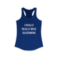 I Really Really Miss Silvermine Women's Ideal Racerback Tank Top
