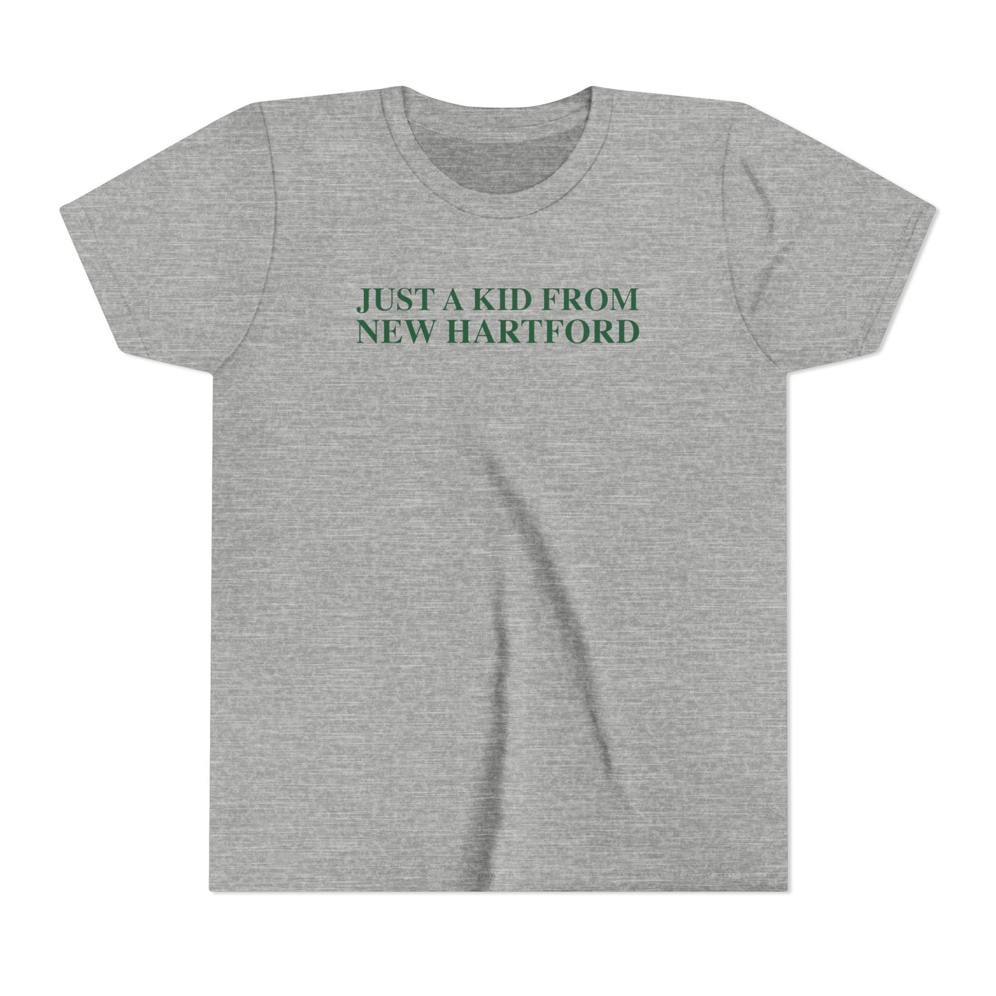 Just a kid from New Hartford Youth Short Sleeve T-Shirt