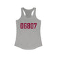 06807 - Greenwich Connecticut Zip Code Women's Ideal Racerback Tank Top