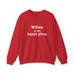 Wilton is my Happy Place Unisex Heavy Blend™ Crewneck Sweatshirt