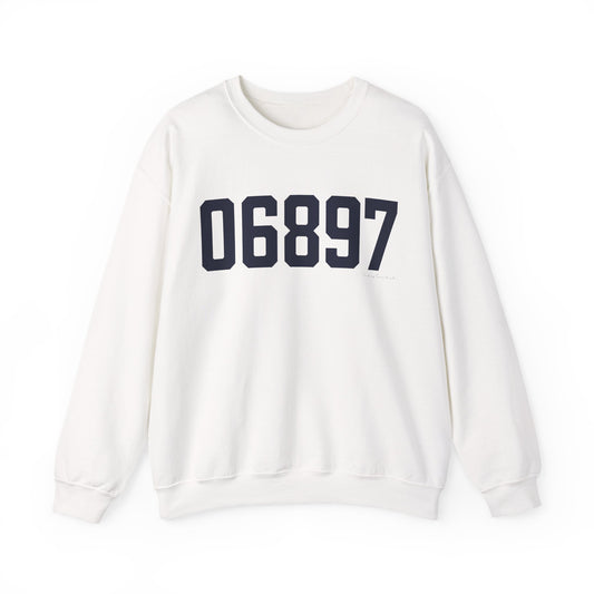06897 Wilton Connecticut Zip Code Unisex Heavy Blend™ Crewneck Sweatshirt
