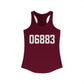 06883 Weston CT Zip Code Women's Ideal Racerback Tank Top
