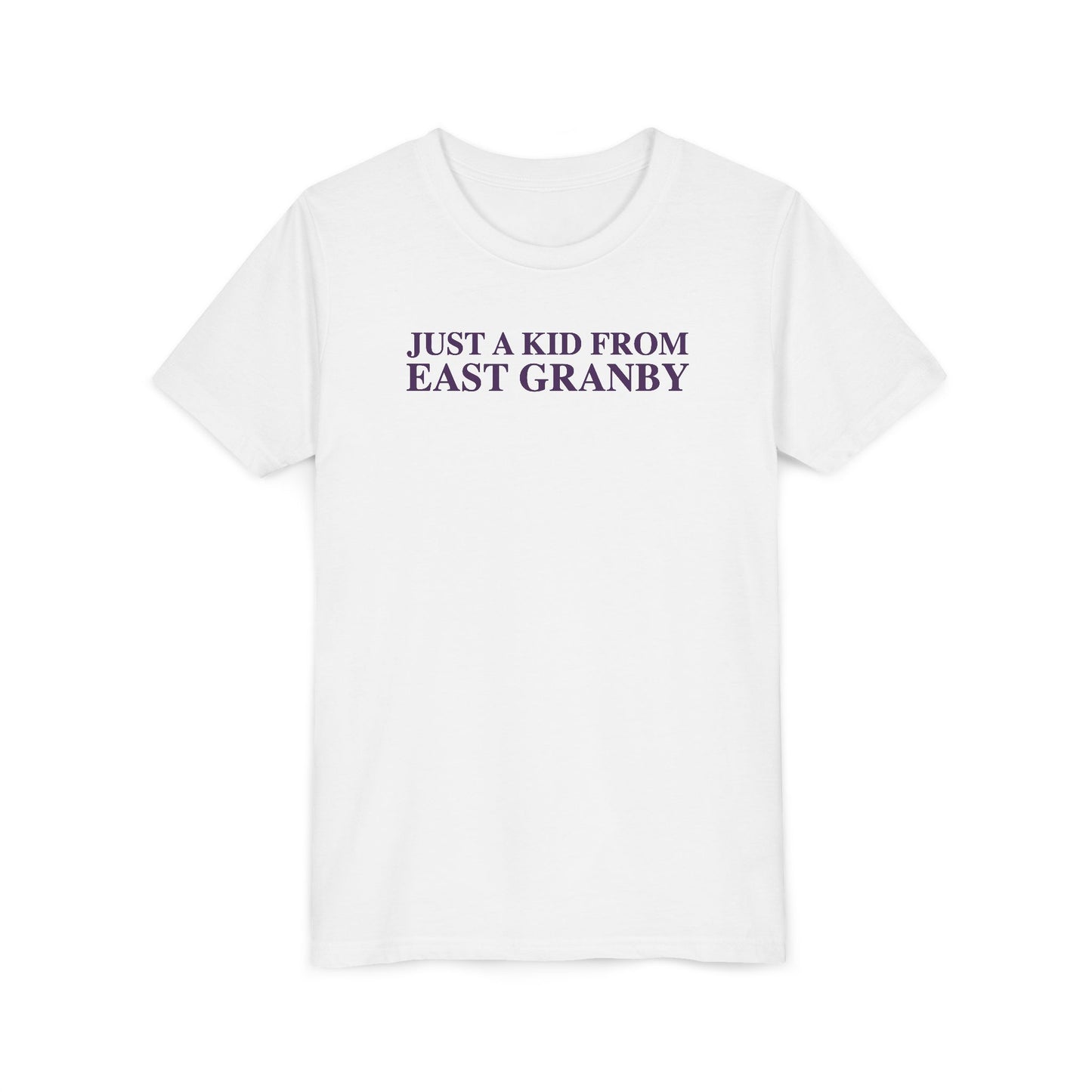 Just a kid from East Granby Youth Short Sleeve T-Shirt
