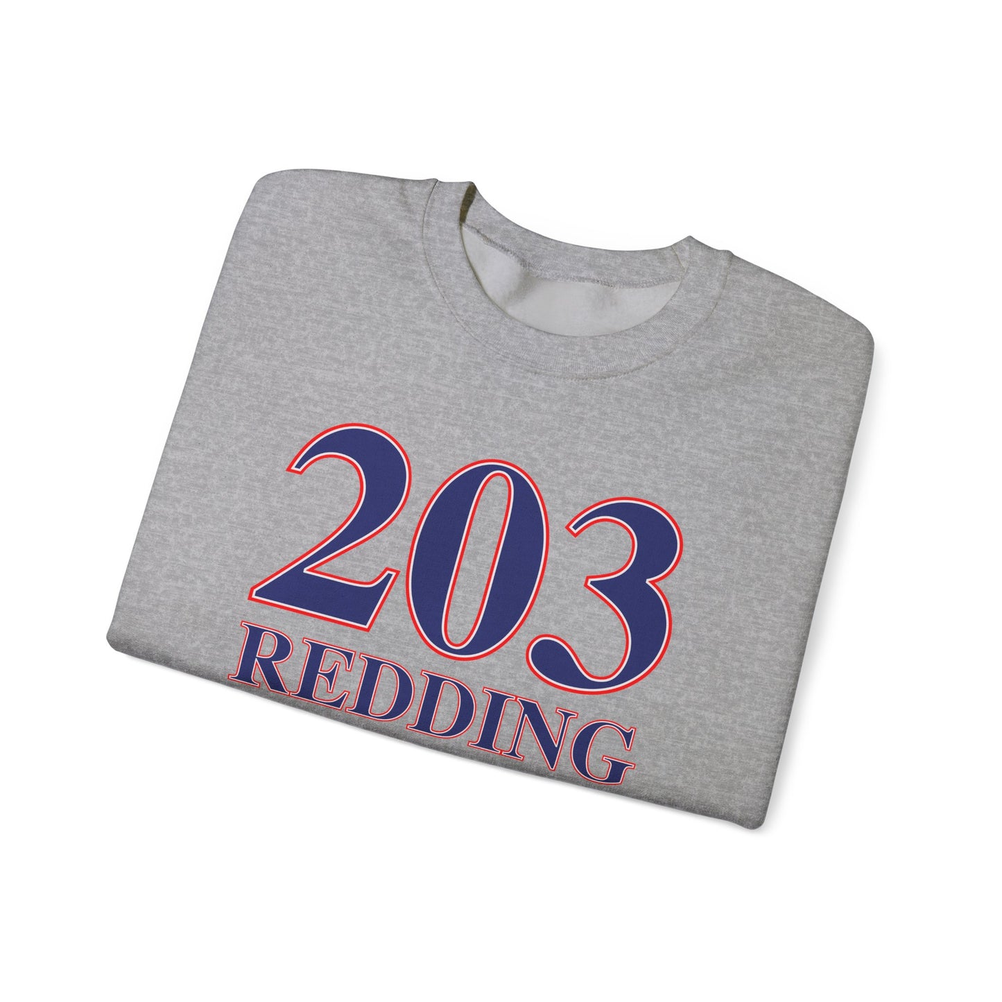 203 Redding Red White & Blue Unisex Heavy Blend™ Crewneck Sweatshirt