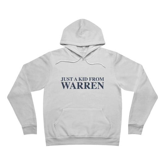 Just a kid from Warren Unisex Sponge Fleece Pullover Hoodie