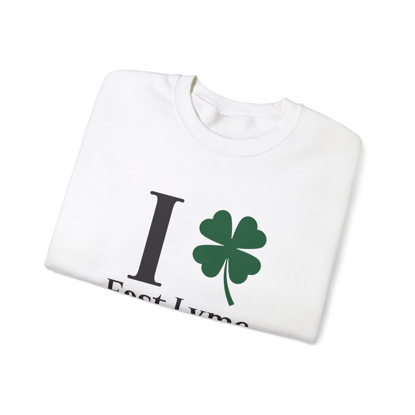 I Clover East Lyme Unisex Heavy Blend™ Crewneck Sweatshirt