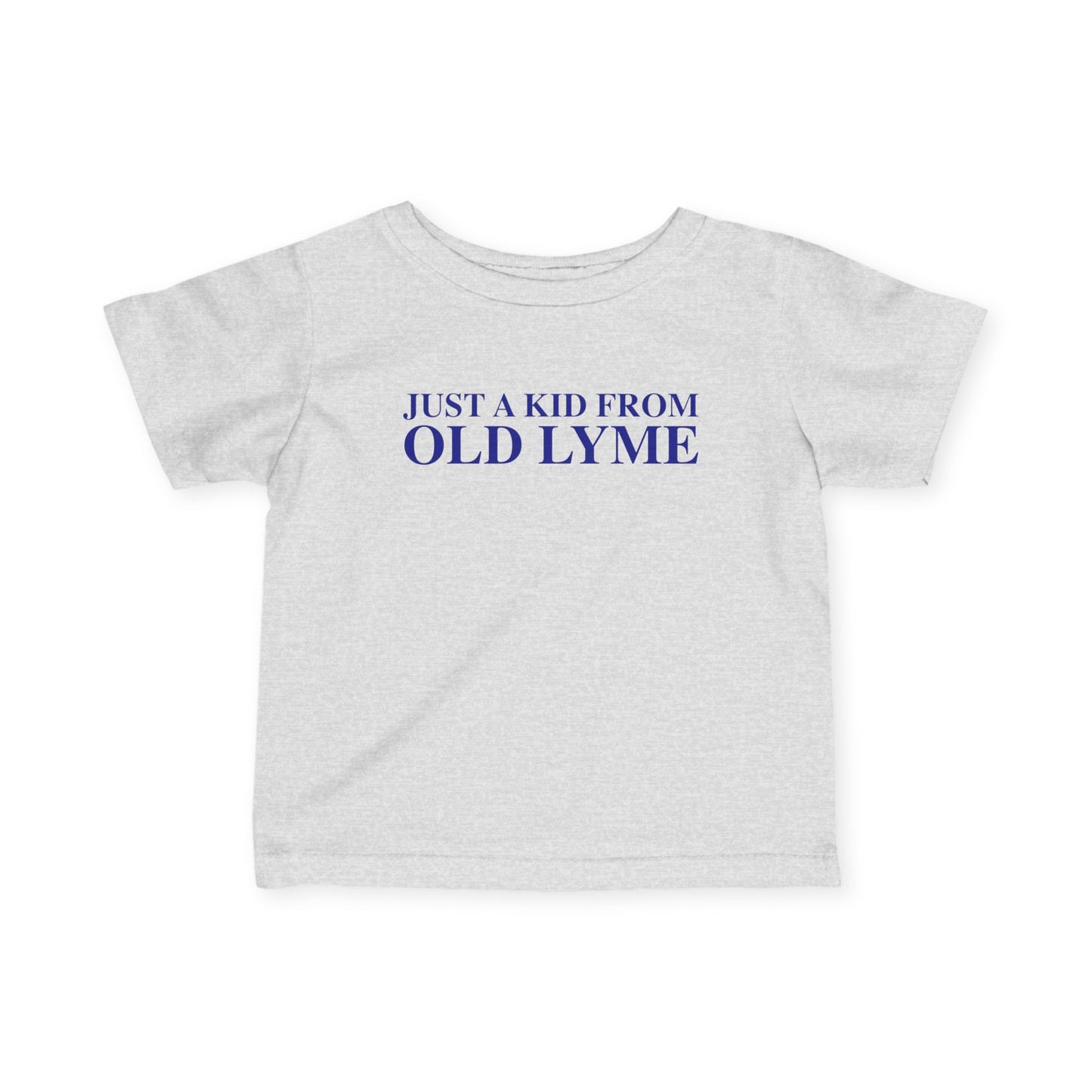 Just a kid from Old Lyme Infant Fine Jersey T-Shirt