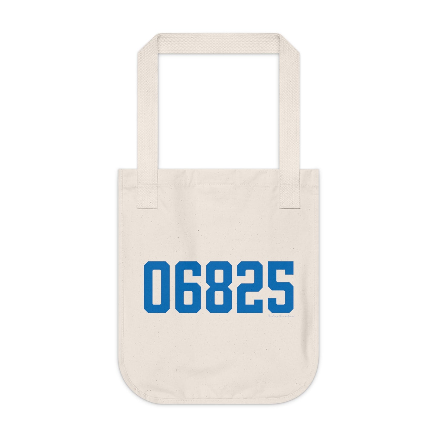 06825 Fairfield Connecticut Zip Code Organic Canvas Tote Bag