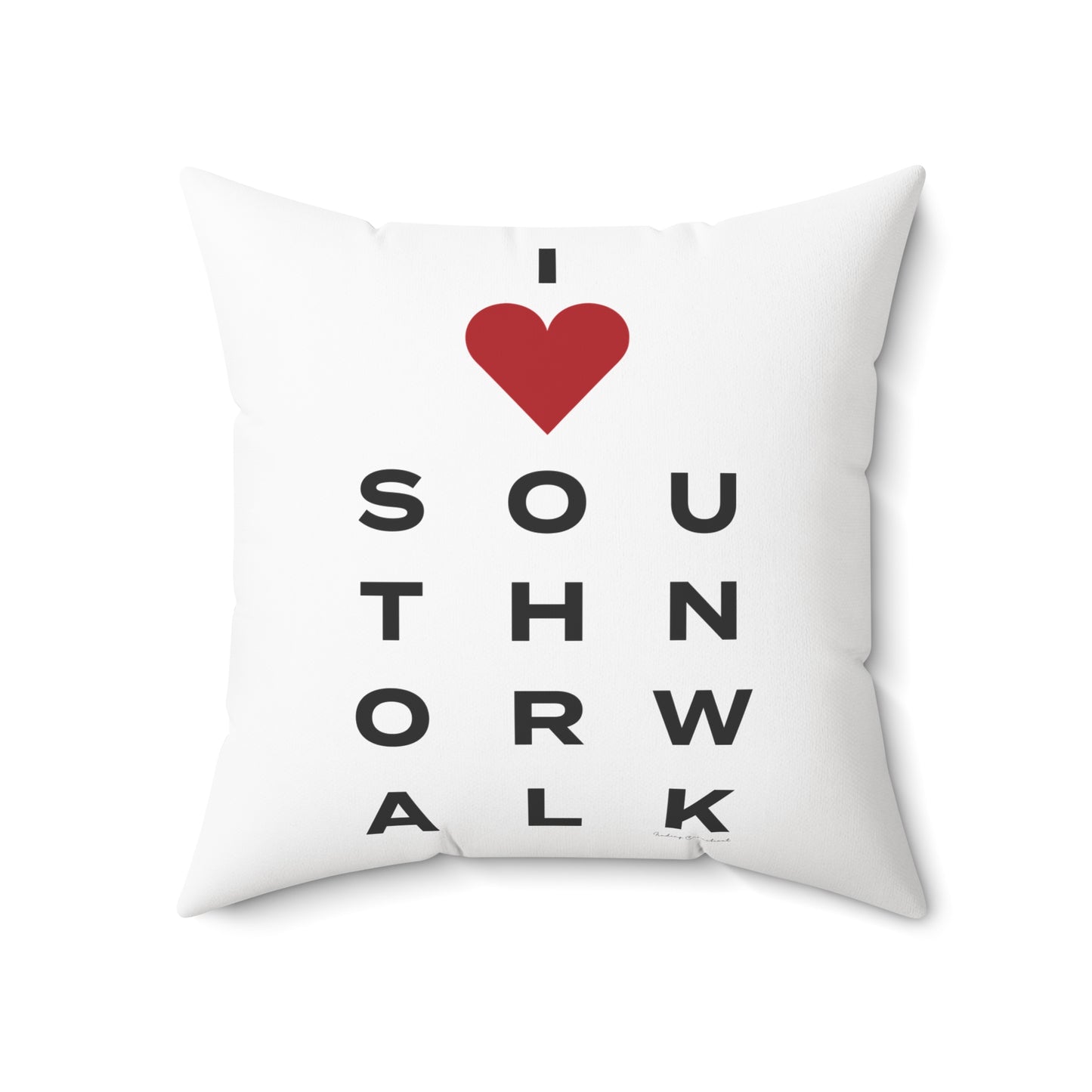 South Norwalk Vision Spun Polyester Square Pillow