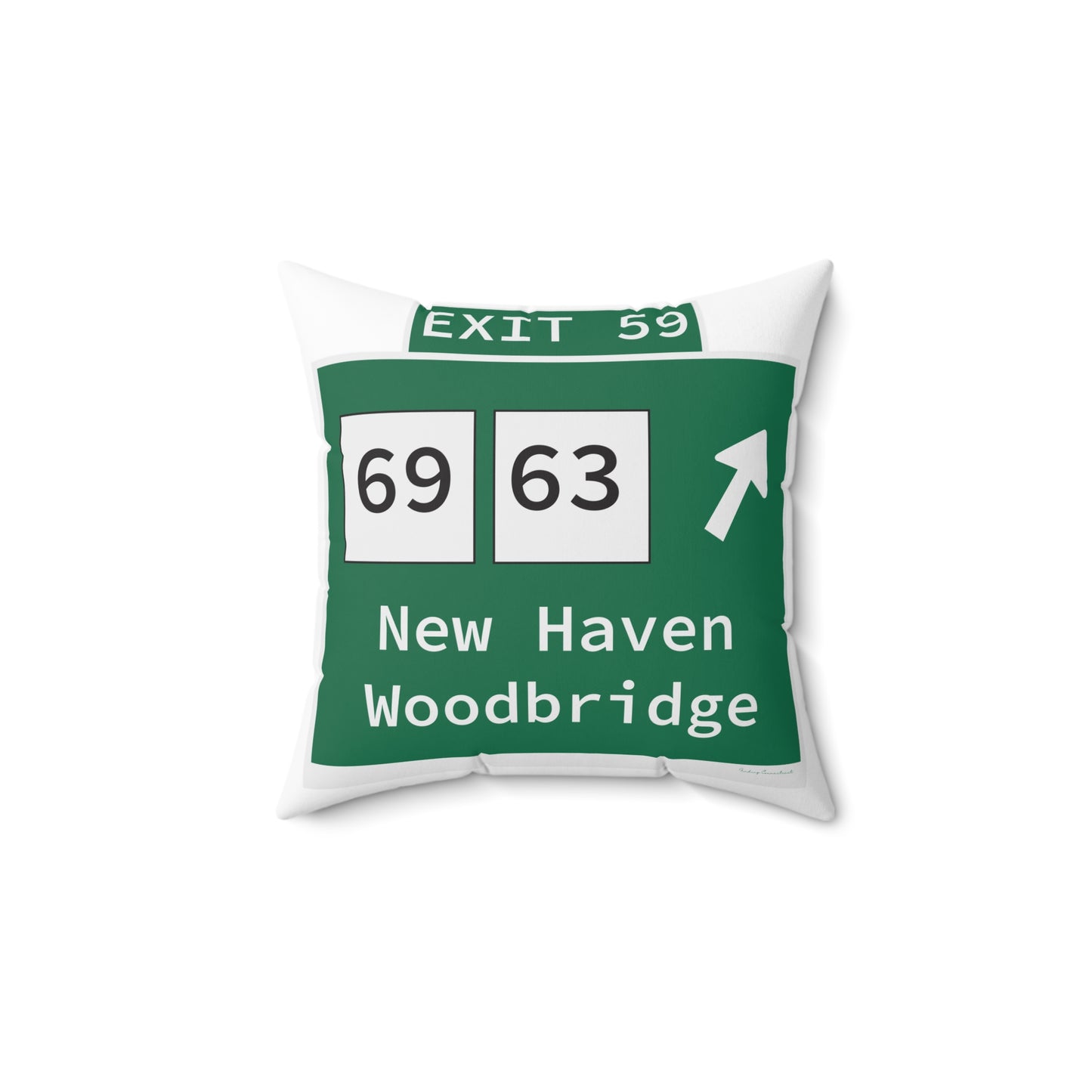 Spun Polyester Square Pillow