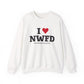 I Heart NWFD Unisex Heavy Blend™ Crewneck Sweatshirt