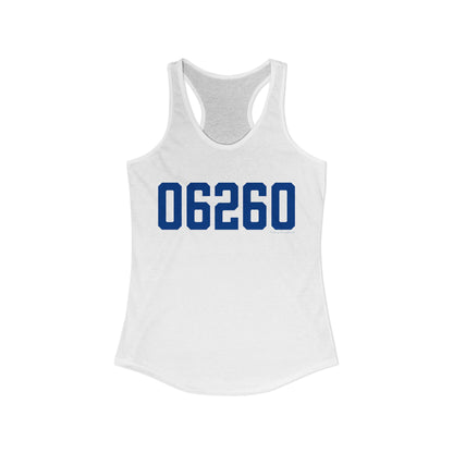 06260 Putnam Connecticut Zip Code Women's Ideal Racerback Tank Top