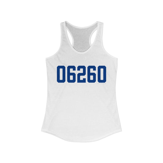 06260 Putnam Connecticut Zip Code Women's Ideal Racerback Tank Top