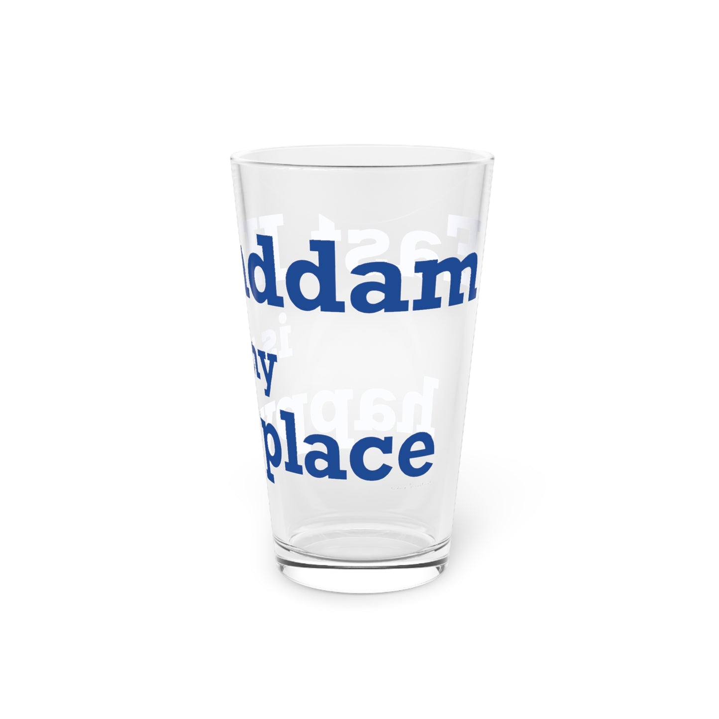 East Haddam is My Happy Place Pint Glass, 16oz