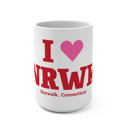 I Heart NRWK Mug 15oz