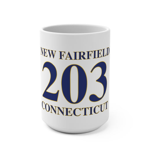 New Fairfield 203 Connecticut  Mug 15oz