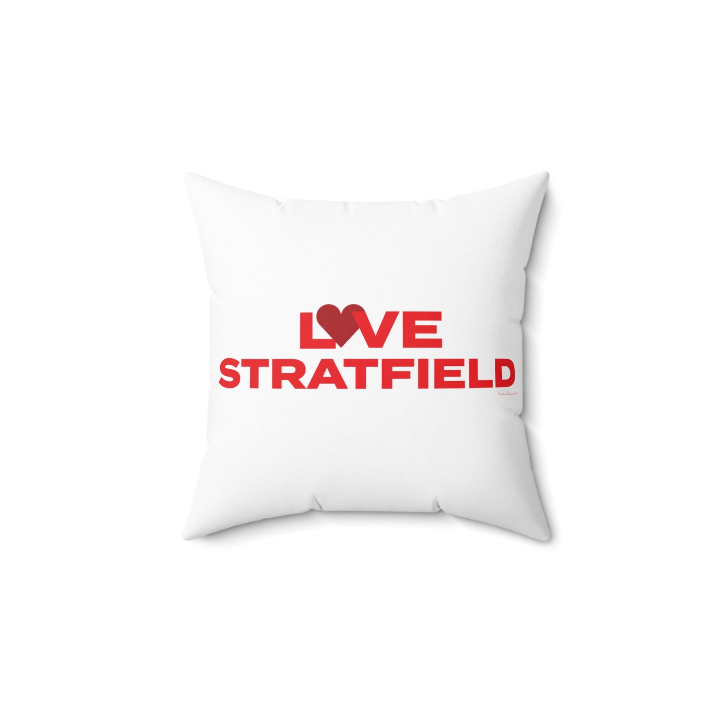 Love Stratfield Spun Polyester Square Pillow