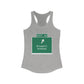 Vintage WCP Exit 62 Sign Women's Ideal Racerback Tank Top